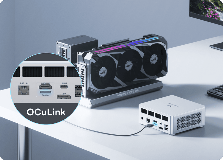 OCuLink対応可能な小型パソコン