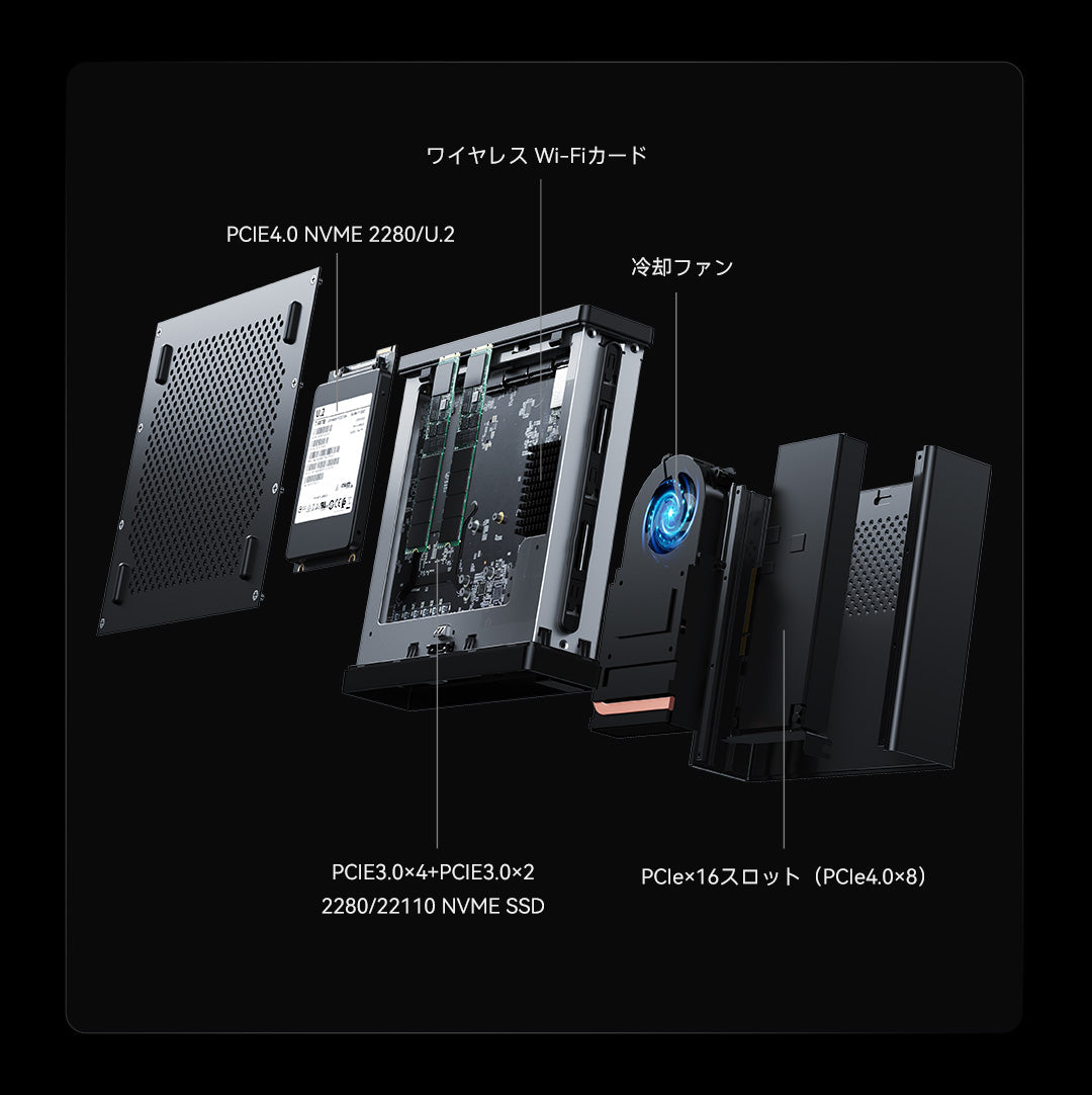 Minisforum MS-01|Intel® Core™ i9-13900H・ Core™ i9-12900H ・ i5-12450H