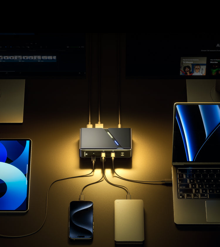 その他ノートPCアクセサリー MINISFORUM TB4-01 Thunderbolt4 MINISFORUM TB4-01 12 in 1 Thunderbolt™ 4 Dock