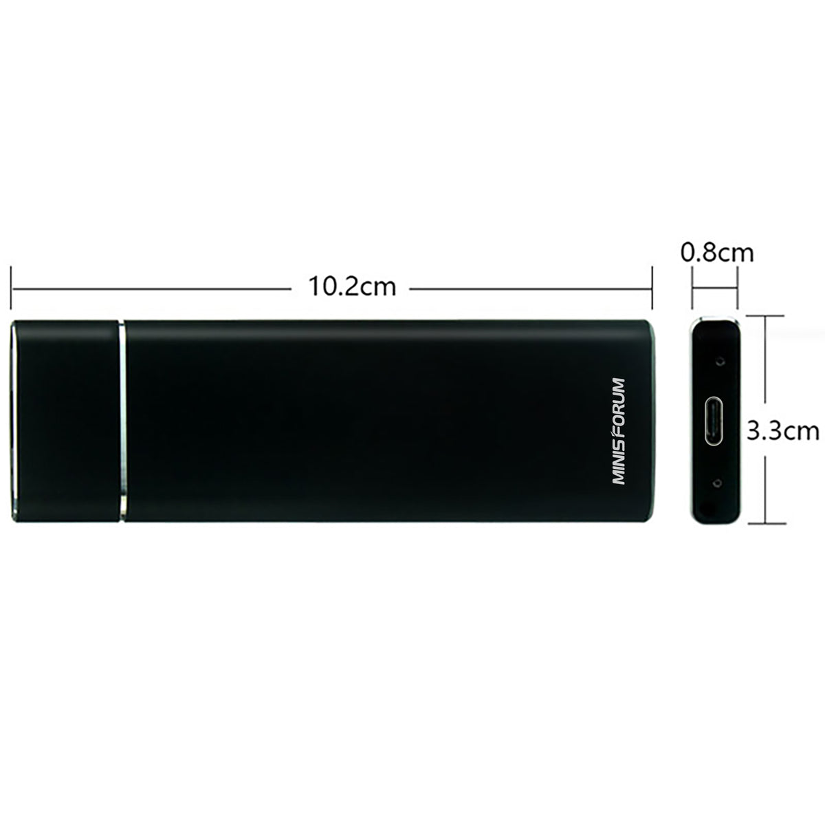 MINISFORUM M.2 NVMe SSDケース